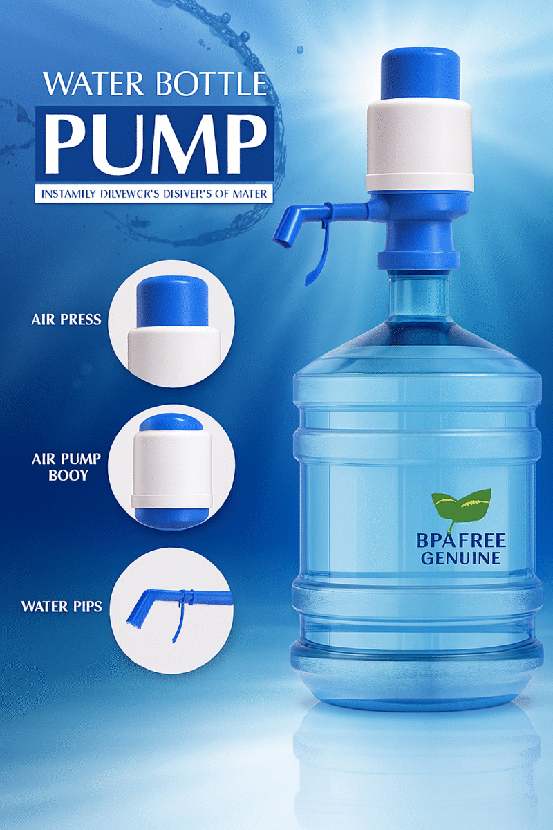 Manual Hand Press Pump Water Dispenser For Drinking Water - Image 2