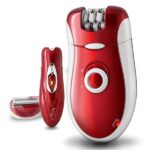 Kemei KM-3068 – 3-in-1 Rechargeable Epilator, Shaver & Trimmer Set | Smooth, Painless Hair Removal for Face, Arms, Legs & Sensitive Areas