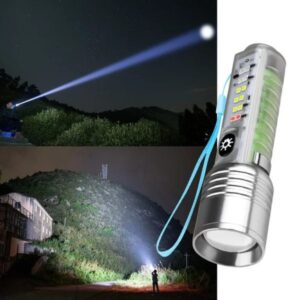 Coba Mini LED Torch Light CB-1658 – Super Bright Zoomable Tactical Flashlight with Multiple Modes | Handheld Electric Torch for Camping, Hiking & Cycling