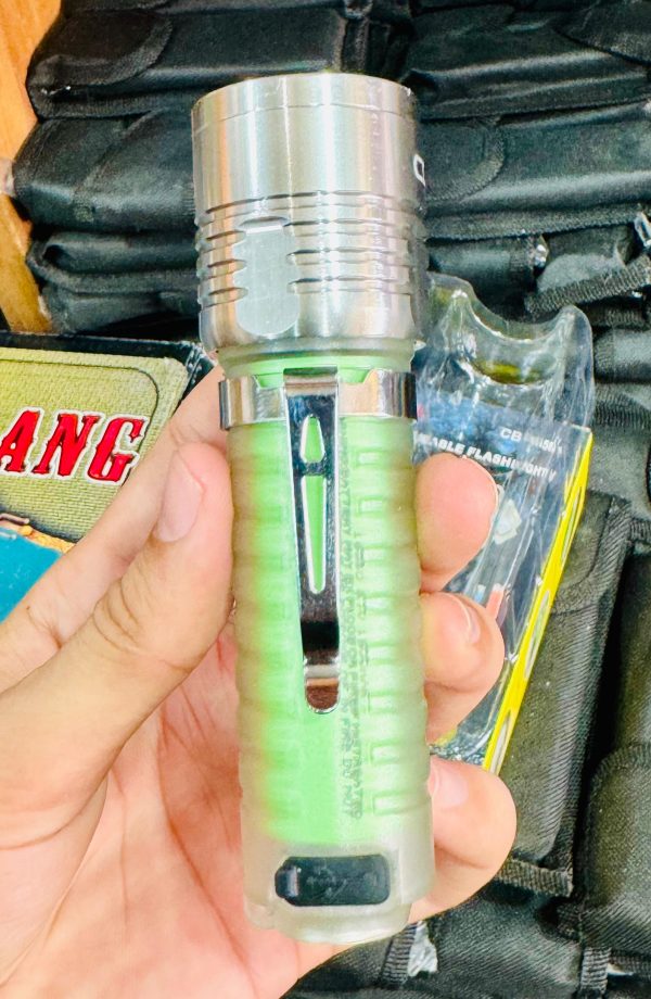 Coba Mini LED Torch Light CB-1658 – Super Bright Zoomable Tactical Flashlight with Multiple Modes | Handheld Electric Torch for Camping, Hiking & Cycling - Image 5