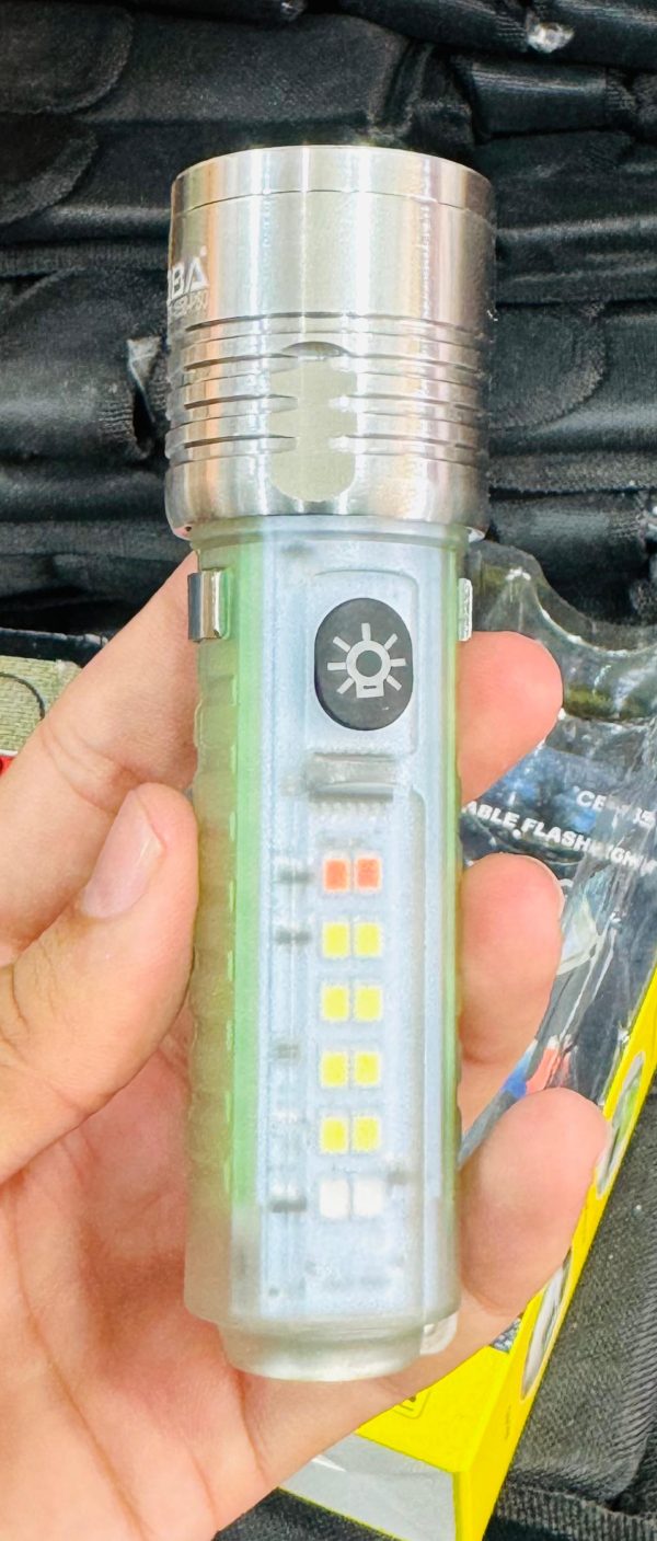 Coba Mini LED Torch Light CB-1658 – Super Bright Zoomable Tactical Flashlight with Multiple Modes | Handheld Electric Torch for Camping, Hiking & Cycling - Image 6