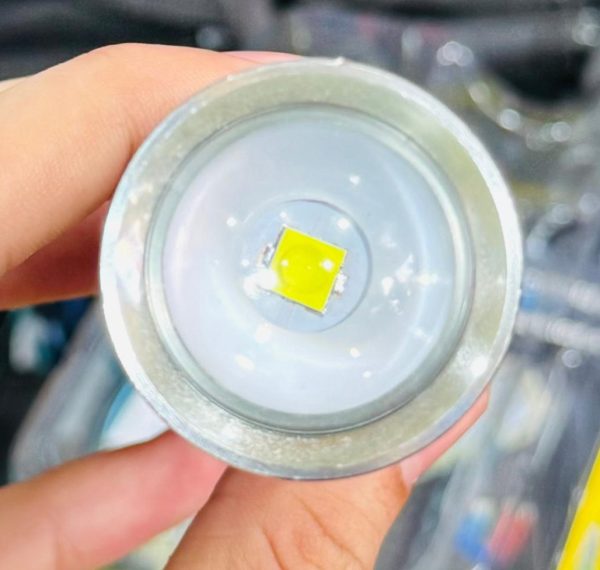 Coba Mini LED Torch Light CB-1658 – Super Bright Zoomable Tactical Flashlight with Multiple Modes | Handheld Electric Torch for Camping, Hiking & Cycling - Image 8