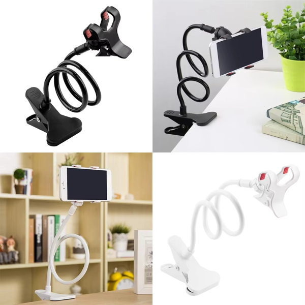 Flexible Mobile Phone Stand Holder – 360° Rotating Lazy Snake Design with Powerful Grip | Bedside, Desk & Adjustable Mount for All Smartphones - Image 5