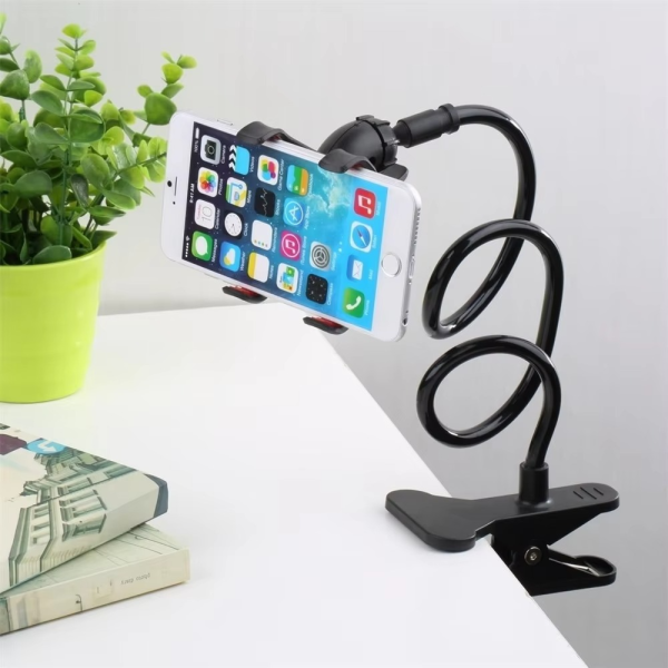 Flexible Mobile Phone Stand Holder – 360° Rotating Lazy Snake Design with Powerful Grip | Bedside, Desk & Adjustable Mount for All Smartphones - Image 6