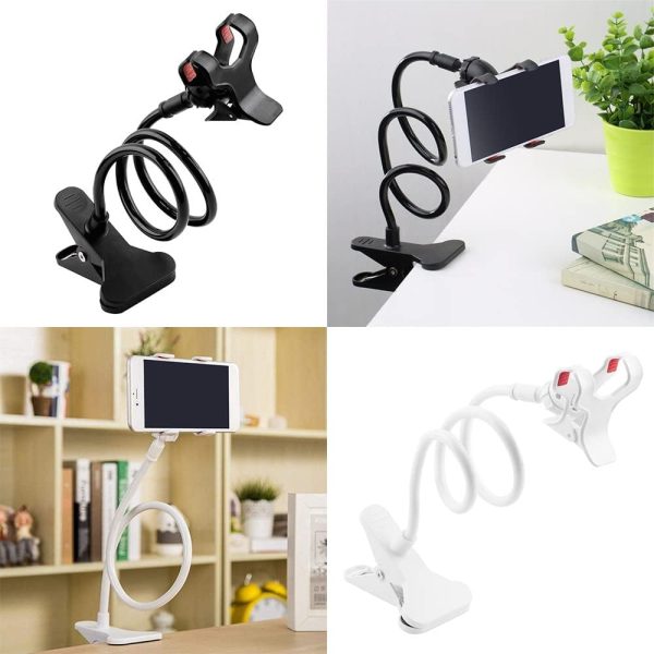 Flexible Mobile Phone Stand Holder – 360° Rotating Lazy Snake Design with Powerful Grip | Bedside, Desk & Adjustable Mount for All Smartphones - Image 3
